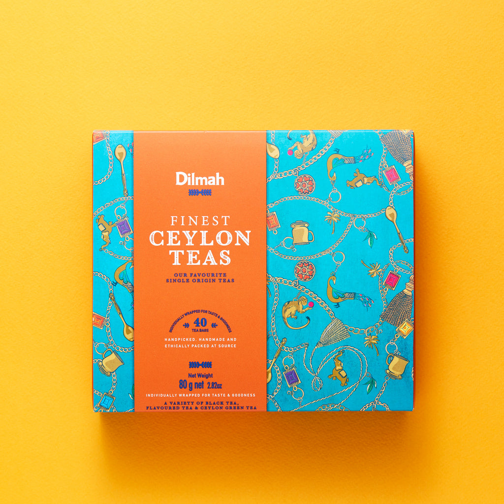 Dilmah Finest Ceylon Teas Variety Gift Pack-4x10 Individually Wrapped ...