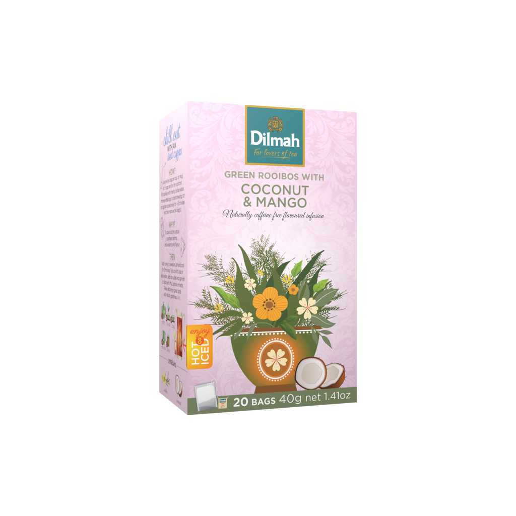 Coconut Rooibos Tea Bags Dilmah Rooibos Coconut Tea Dilmah Tea