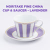 Noritake Fine China Cup & Saucer-Lavender (250ml)