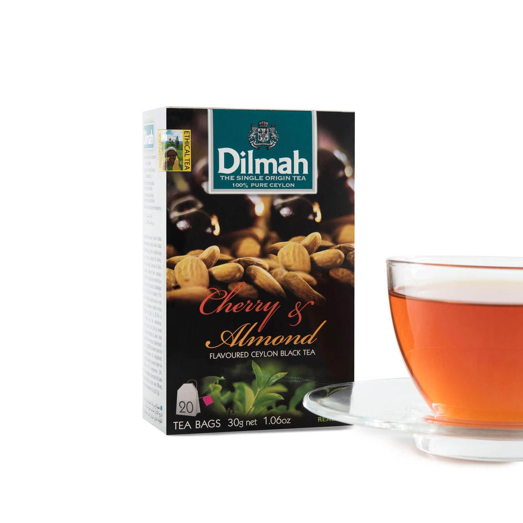Black Cherry Tea Dilmah Cherry Almond Flavoured Tea Bags Dilmah Tea