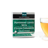 Exceptional Peppermint Leaves with Ceylon Cinnamon Natural Infusion-20 Luxury Leaf Tea Bags