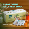 Assortment for Every Mood Variety Gift Pack-6x10 Individually Wrapped Tea Bags
