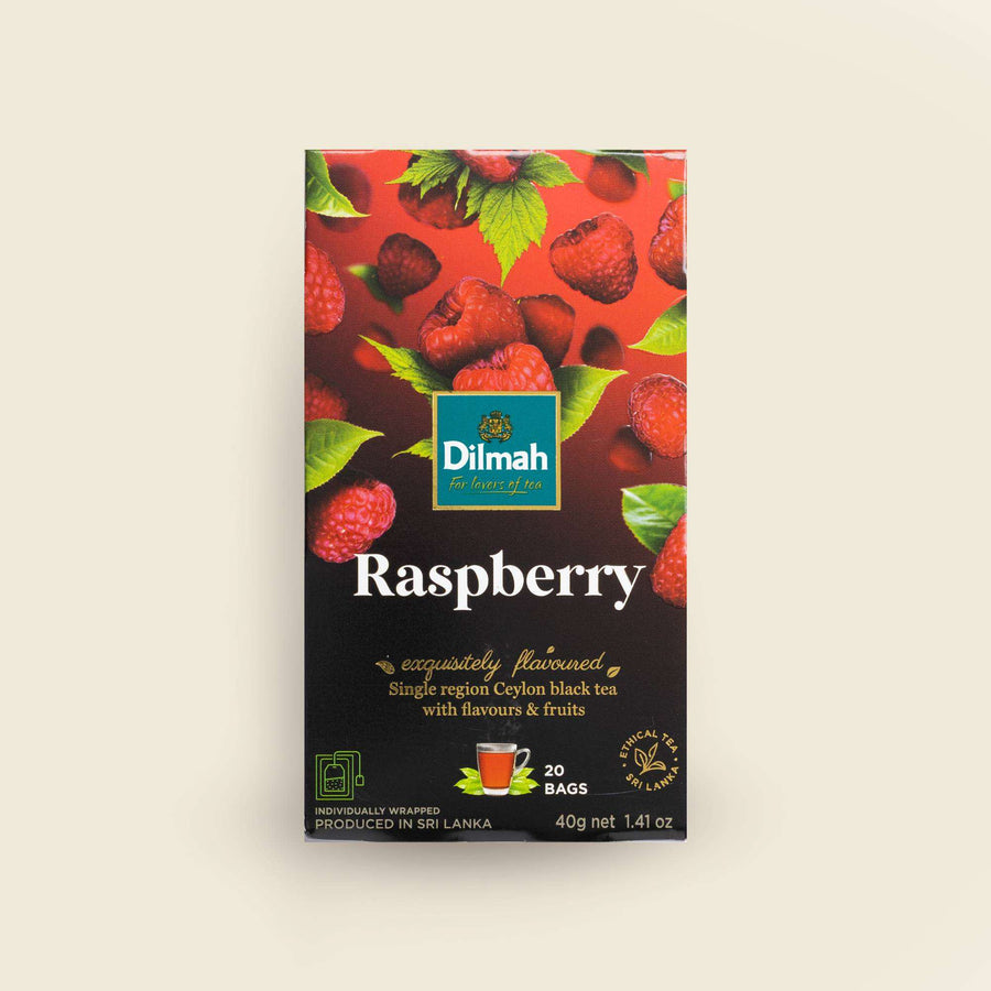 EFT Raspberry Ceylon Black Tea-20 Individually Wrapped Tea Bags