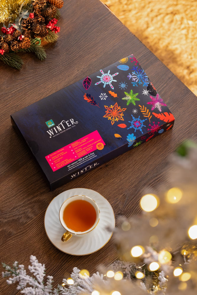 Natural Winter Infusions Variety Gift Pack-8x10 Individually Wrapped Tea Bags