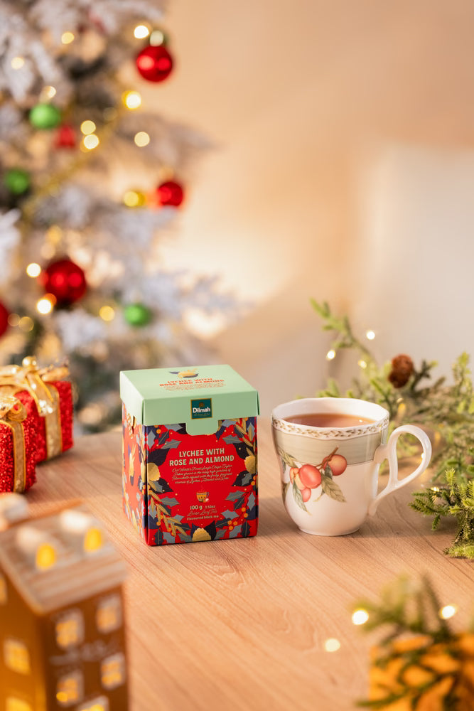 Christmas Tales Lychee With Rose And Almond Ceylon Black Tea-100g Loose Leaf