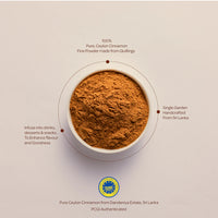 Pure Ceylon Cinnamon Fine Powder 100g – Cooking & Baking Spice