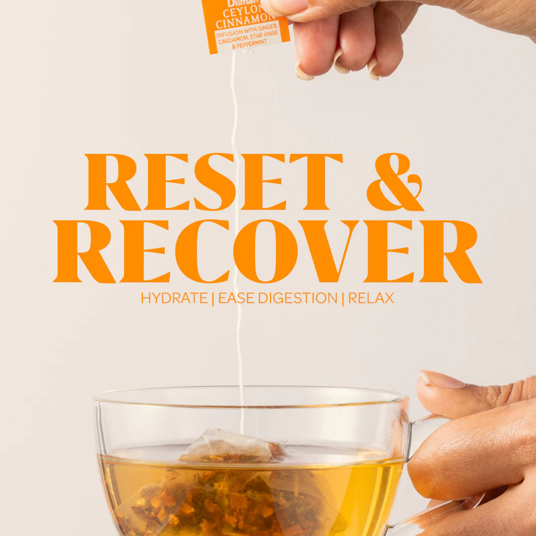 Ceylon Cinnamon Infusion with Ginger, Cardamom, Star Anise & Peppermint- 20 Luxury Bags