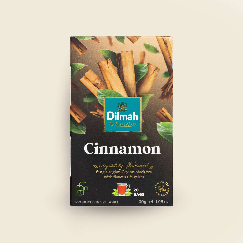 EFT Cinnamon Ceylon Black Tea - 20 Tea Bags with Tag