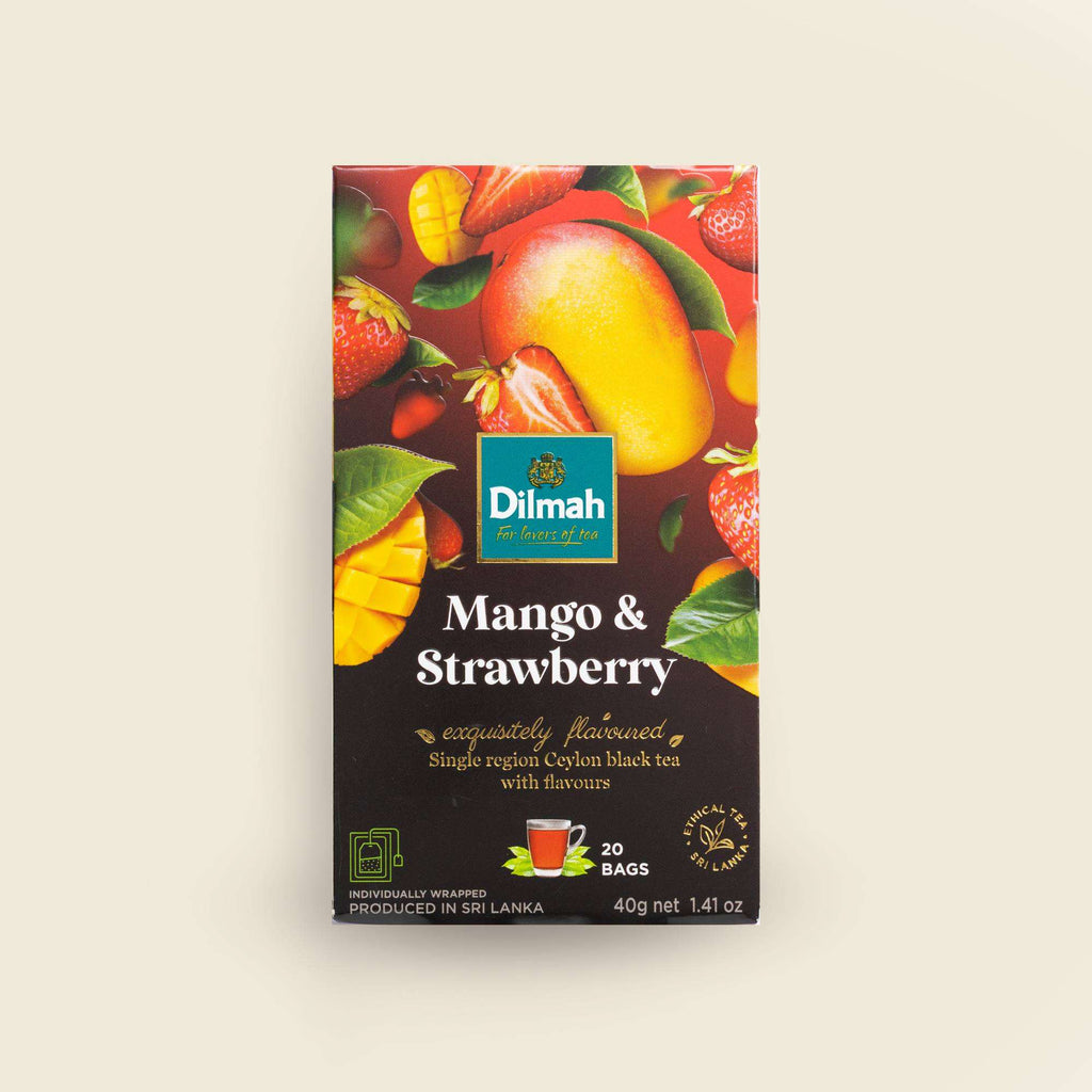 EFT Mango & Strawberry Ceylon Black Tea-20 Individually Wrapped Tea Bags