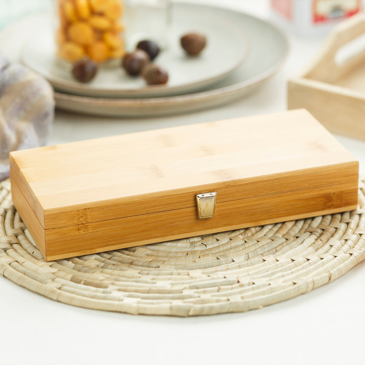 Victory Bamboo Wood Box Variety Gift Pack-3x5 Individually Wrapped Tea Bags