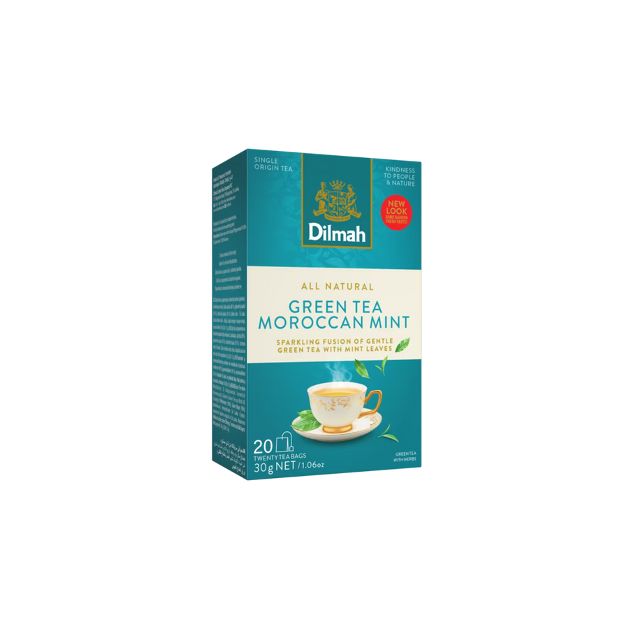 Moroccan Mint Green Tea-20 Individually Wrapped Tea Bags