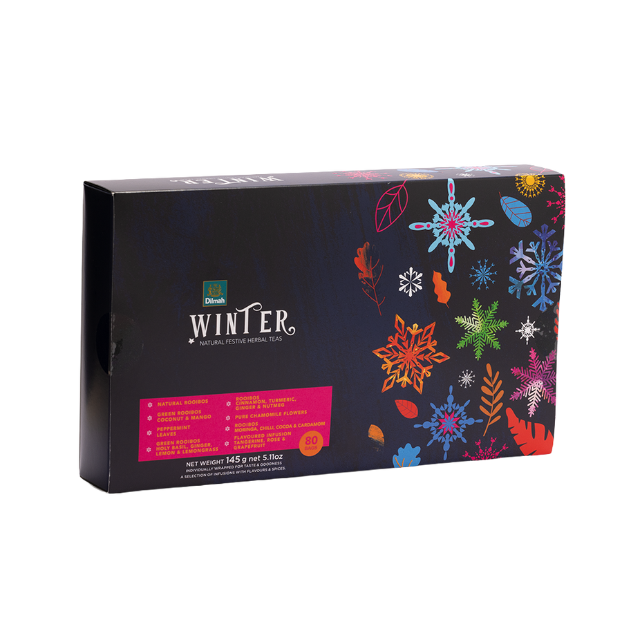 Natural Winter Infusions Variety Gift Pack-8x10 Individually Wrapped Tea Bags