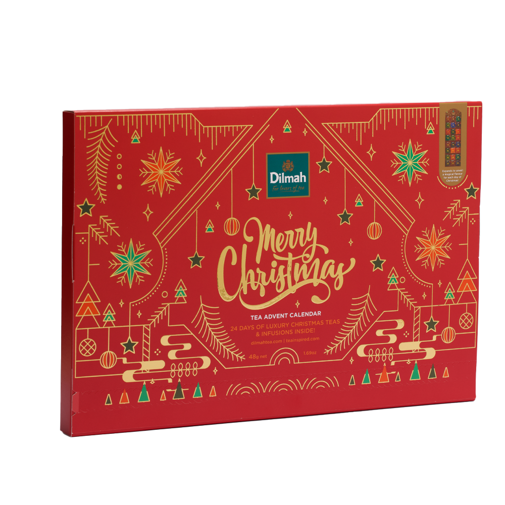 Christmas Tea Advent Calendar - 24 Individually Wrapped Luxury Tea Bags 48g