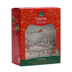 Santa's Sleigh Ride Christmas Tea Selection - 40 Individually Wrapped Tea Bags 80g