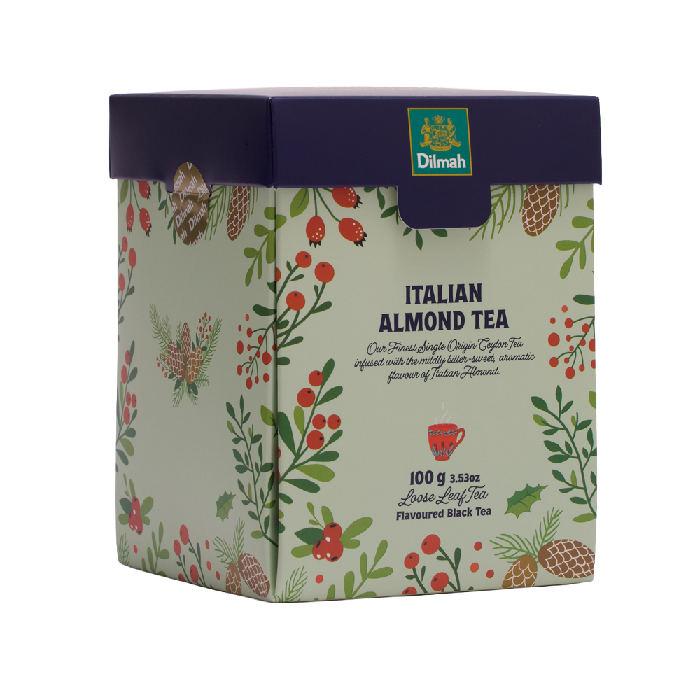 Italian Almond Christmas Flavoured Black Tea - Loose Leaf Tea 100g