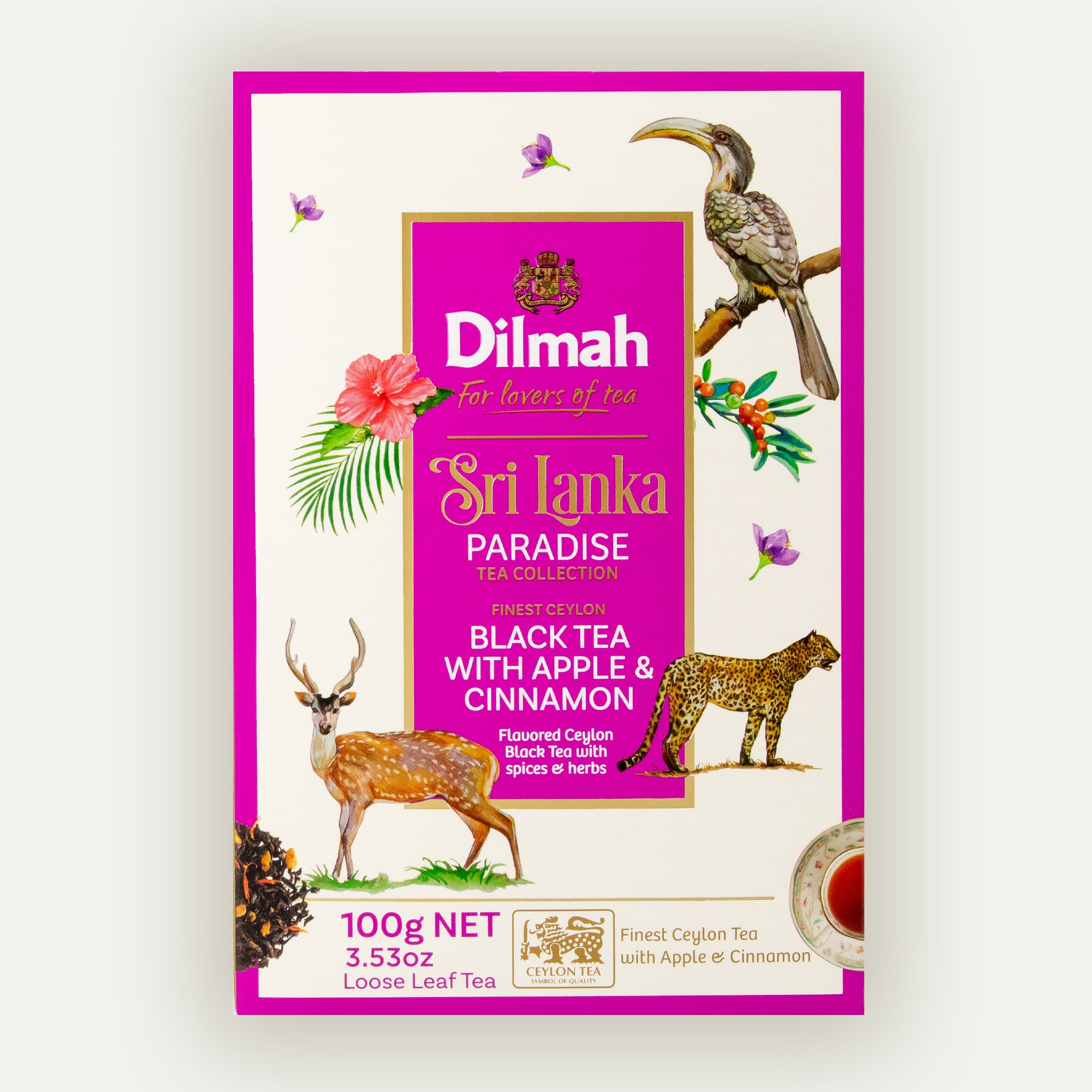 Dilmah Paradise Apple & Cinnamon Ceylon Tea - Loose Leaf 100g