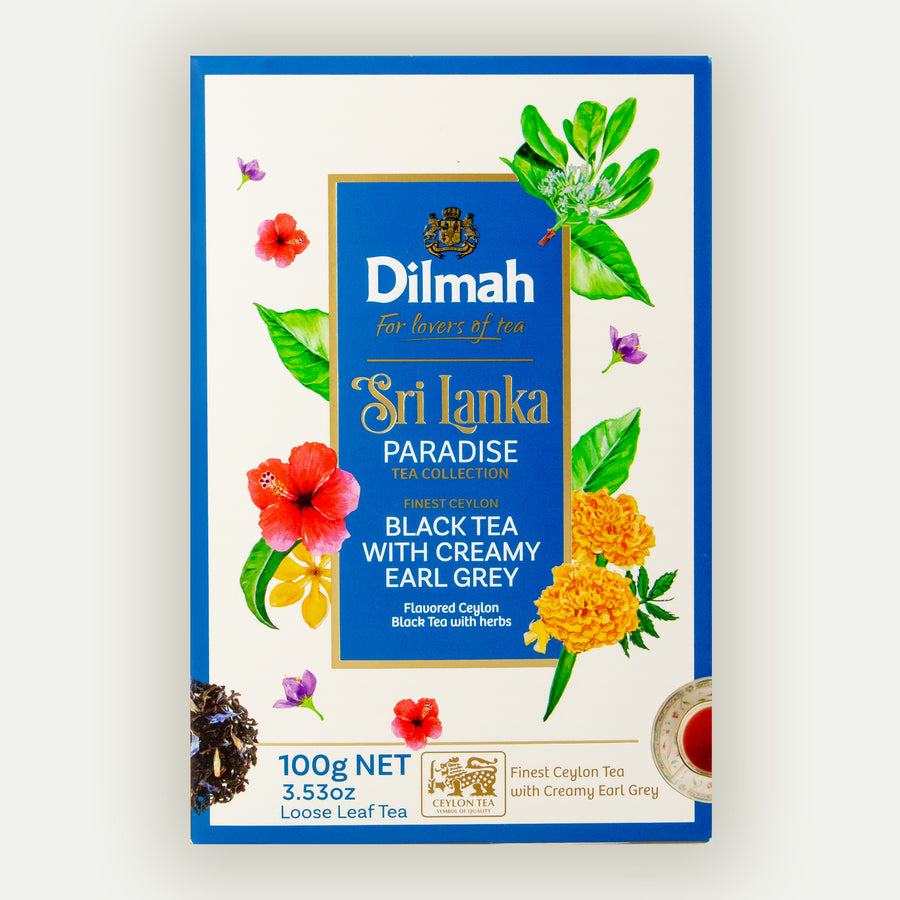 Dilmah Paradise Creamy Earl Grey Ceylon Black Tea - Loose Leaf 100g