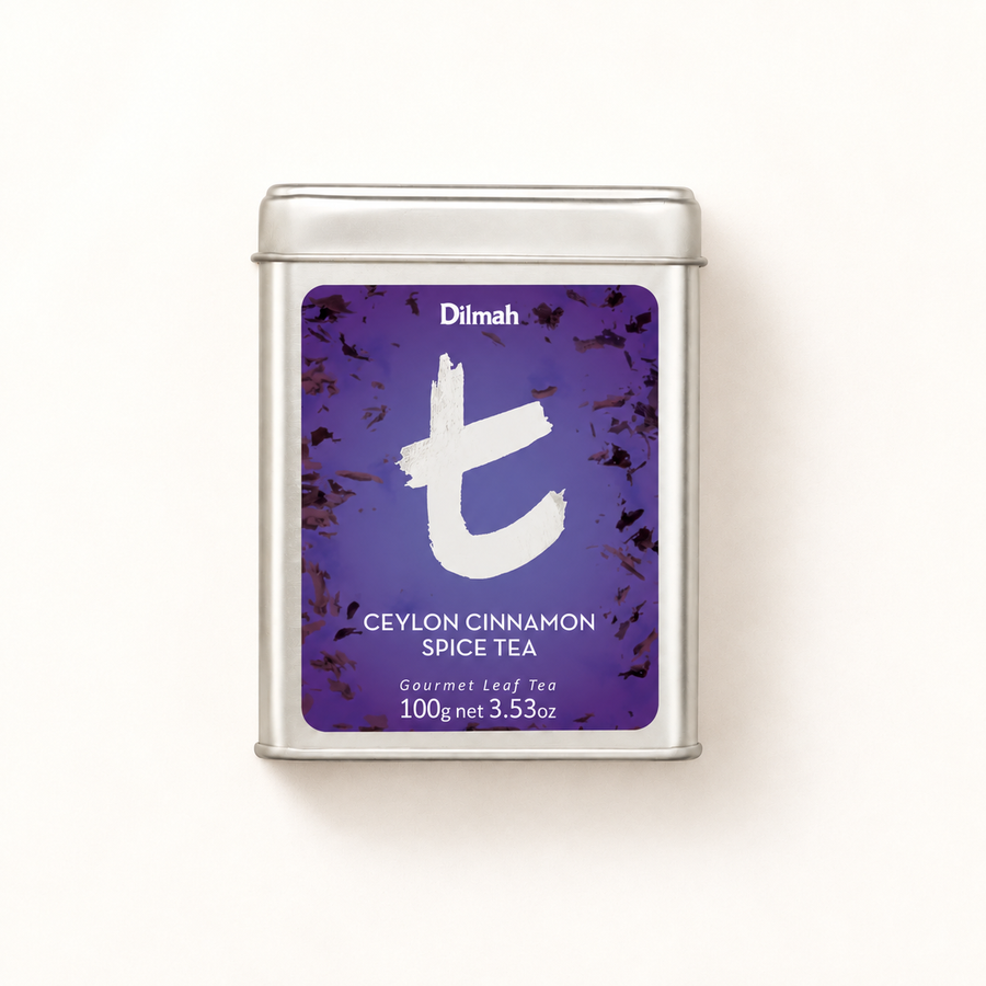 t-Series Ceylon Cinnamon Spice Black Tea Tin Caddy-100g Loose Leaf