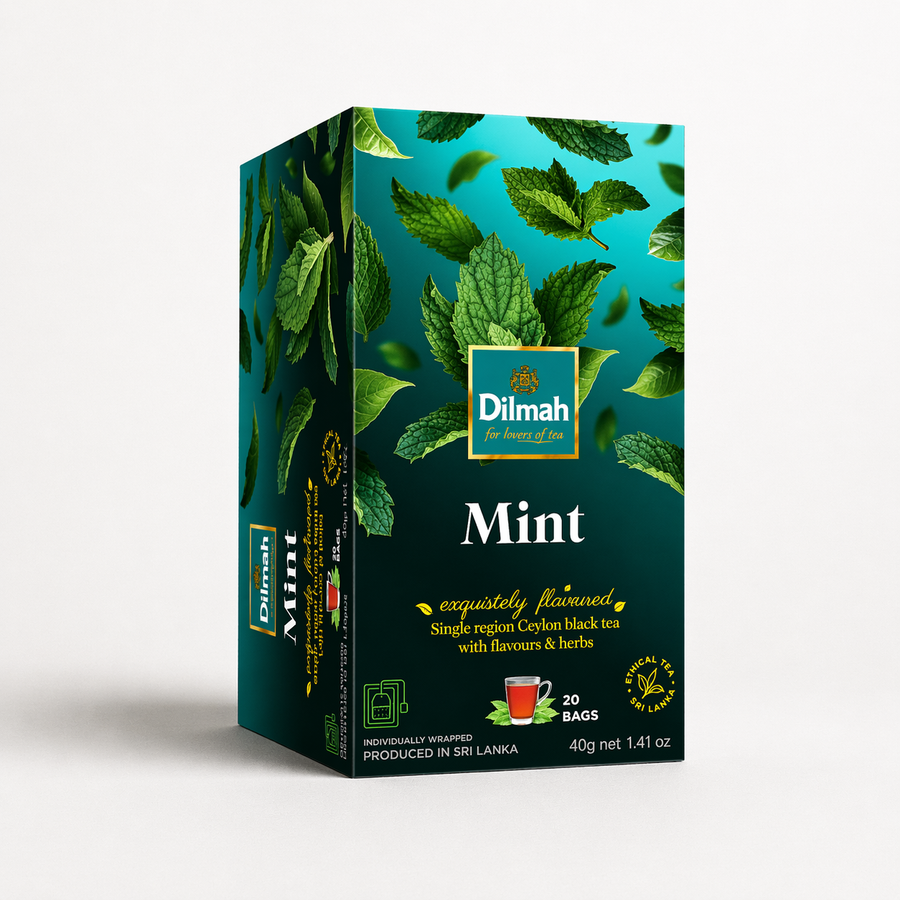 EFT Mint Ceylon Black Tea-20 Individually Wrapped Tea Bags
