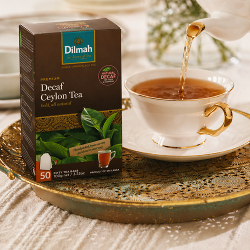 Dilmah Caffeine Free Premium Ceylon Black Tea – 50 Tea Bags