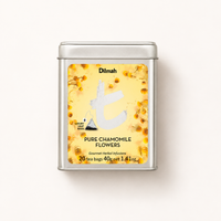 t-Series Pure Chamomile Flowers Infusion Tin Caddy-20 Luxury Leaf Tea Bags