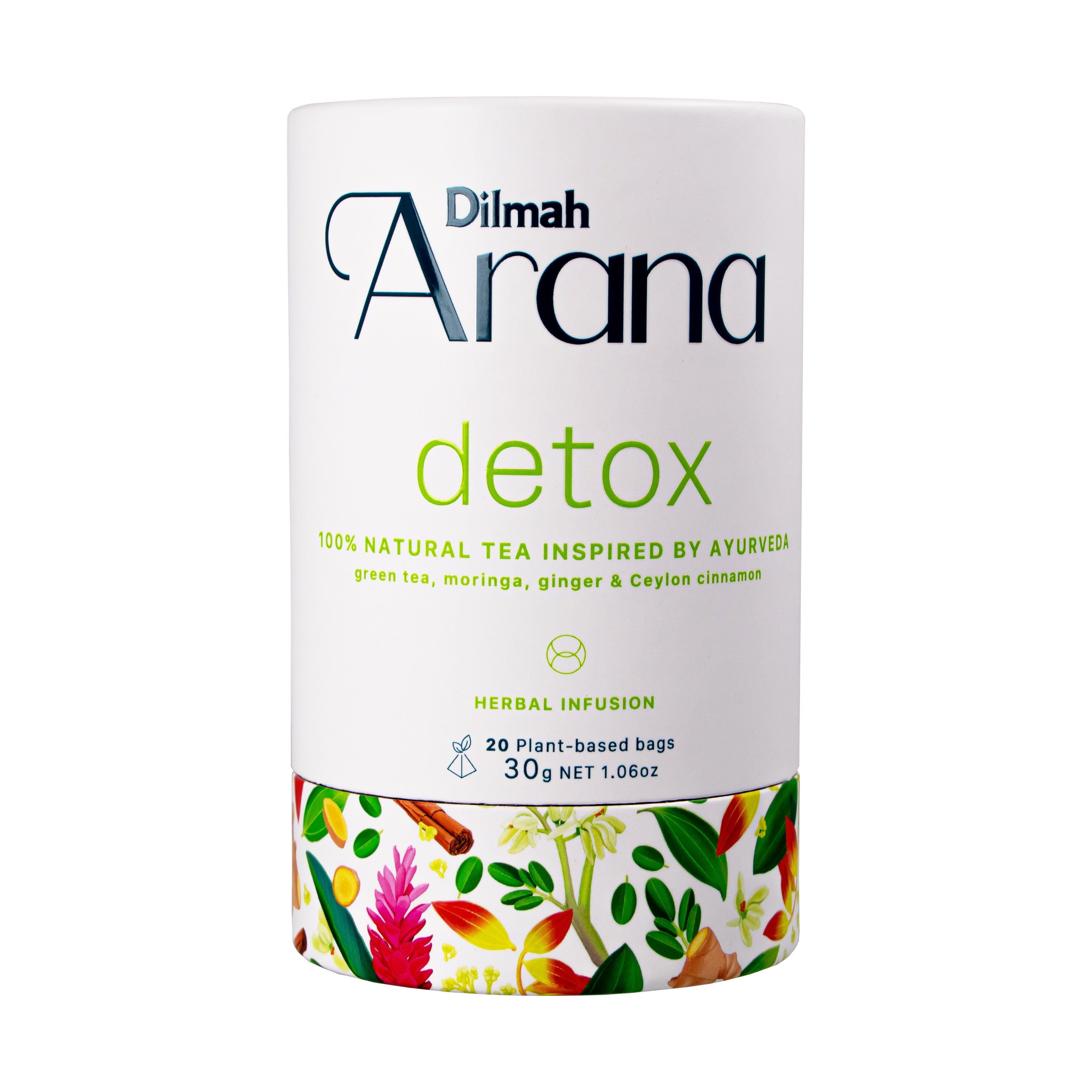 Arana - Green tea Moringa Ginger & Cinnamon Infused Tea