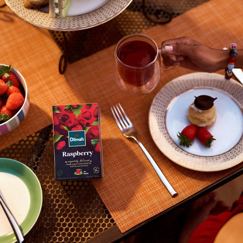 EFT Raspberry Ceylon Black Tea-20 Individually Wrapped Tea Bags