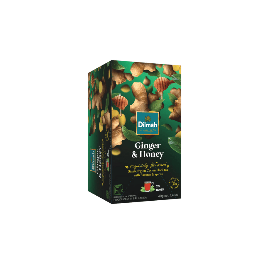 EFT Ginger & Honey Ceylon Black Tea-20 Individually Wrapped Tea Bags