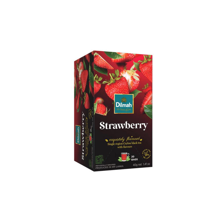 EFT Strawberry Black Tea-20 Individually Wrapped Tea Bags