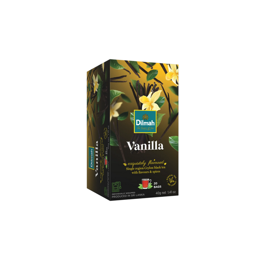 EFT Vanilla Ceylon Black Tea-20 Individually Wrapped Tea Bags