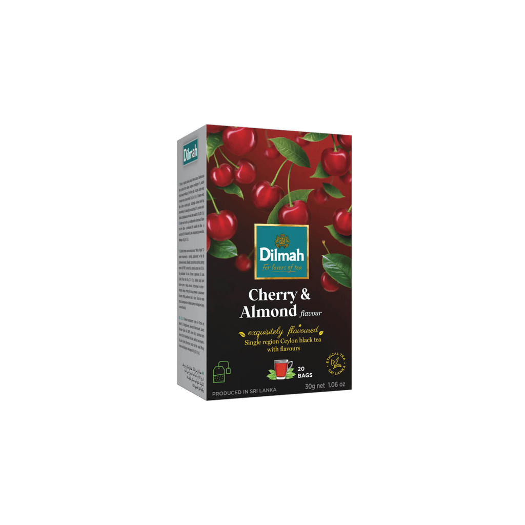 EFT Cherry & Almond Ceylon Black Tea - 20 Tea Bags with Tag