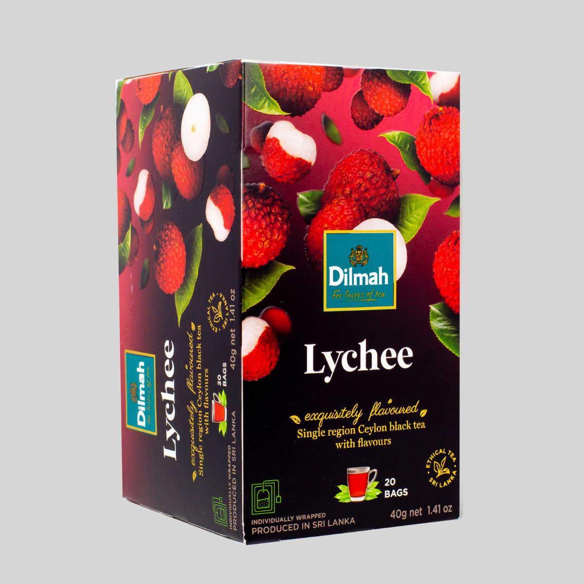 Luchee Tea Lychee Black Tea | Dilmah Lychee Tea Fun Flavoured Tea Bags – Dilmah Tea