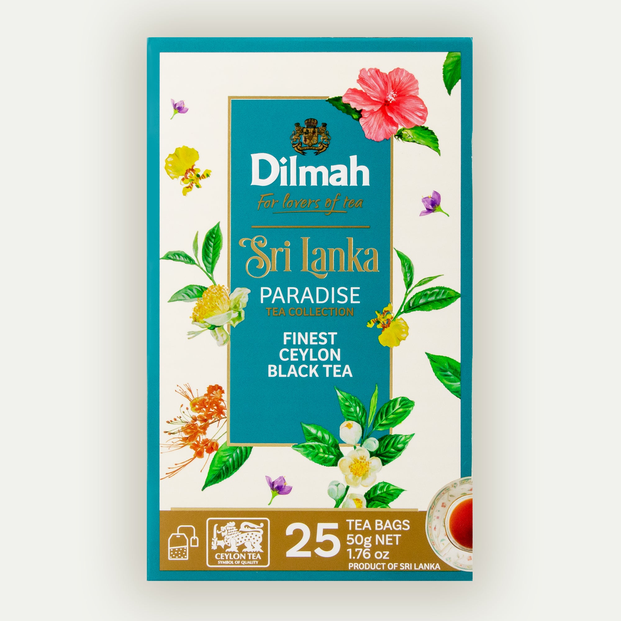 Dilmah Paradise Ceylon Black Tea - 25 Tea Bags
