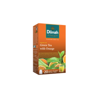 Premium Green Tea With Orange-20 Tea Bags with Tag