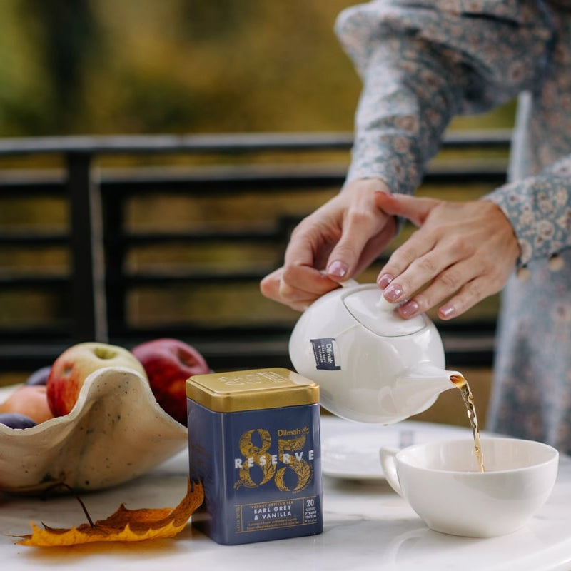 Dilmah 85 Reserve Earl Grey & Vanilla Black Tea 20 Luxury Leaf Bags