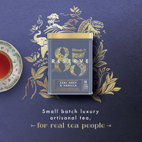 Dilmah 85 Reserve Earl Grey & Vanilla Black Tea 20 Luxury Leaf Bags