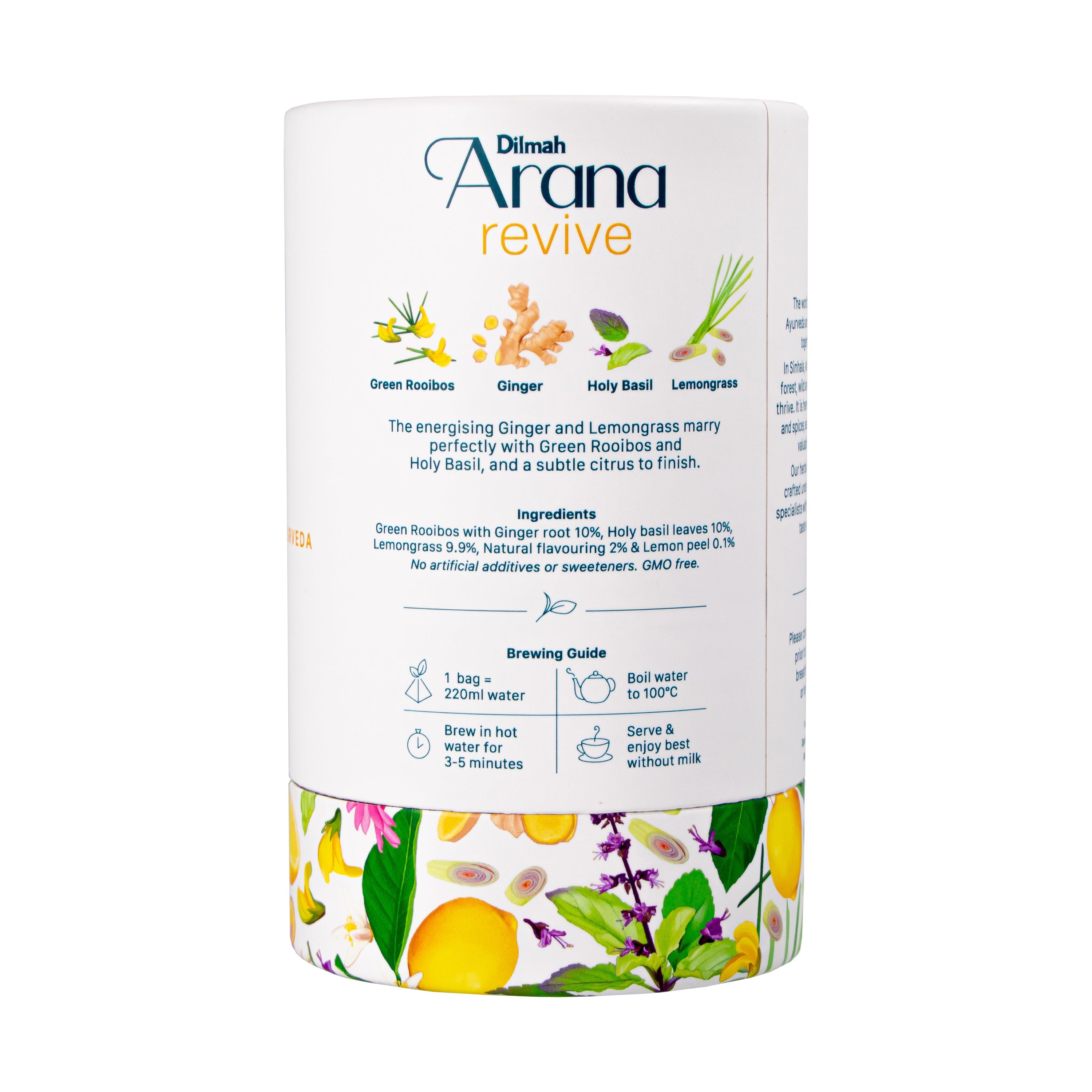 Arana - Green Rooibos with ginger holy basil, lemon and lemongrass