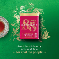 85 Reserve Rose, Lychee & Vanilla Ceylon Black Tea – 20 Luxury Bags