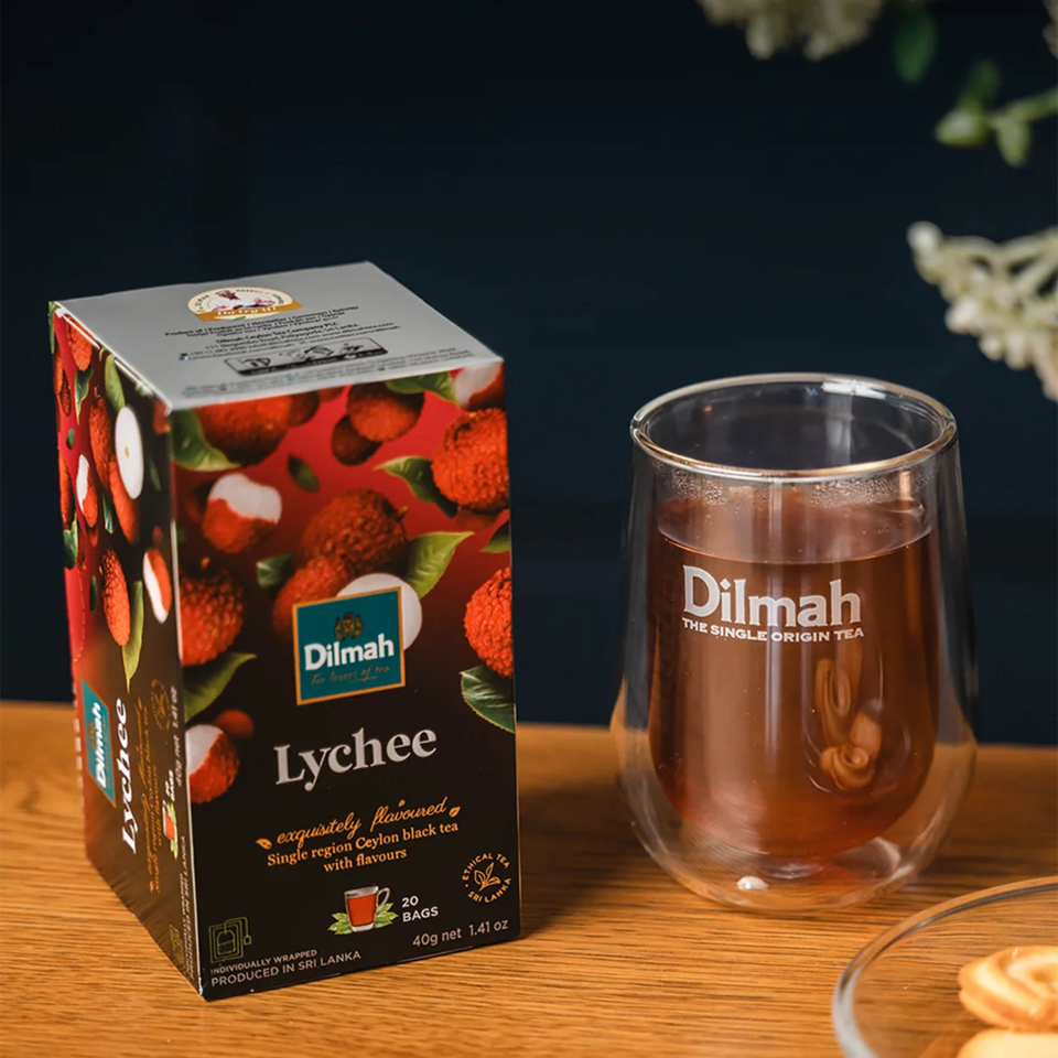 EFT Lychee Ceylon Black Tea-20 Individually Wrapped Tea Bags