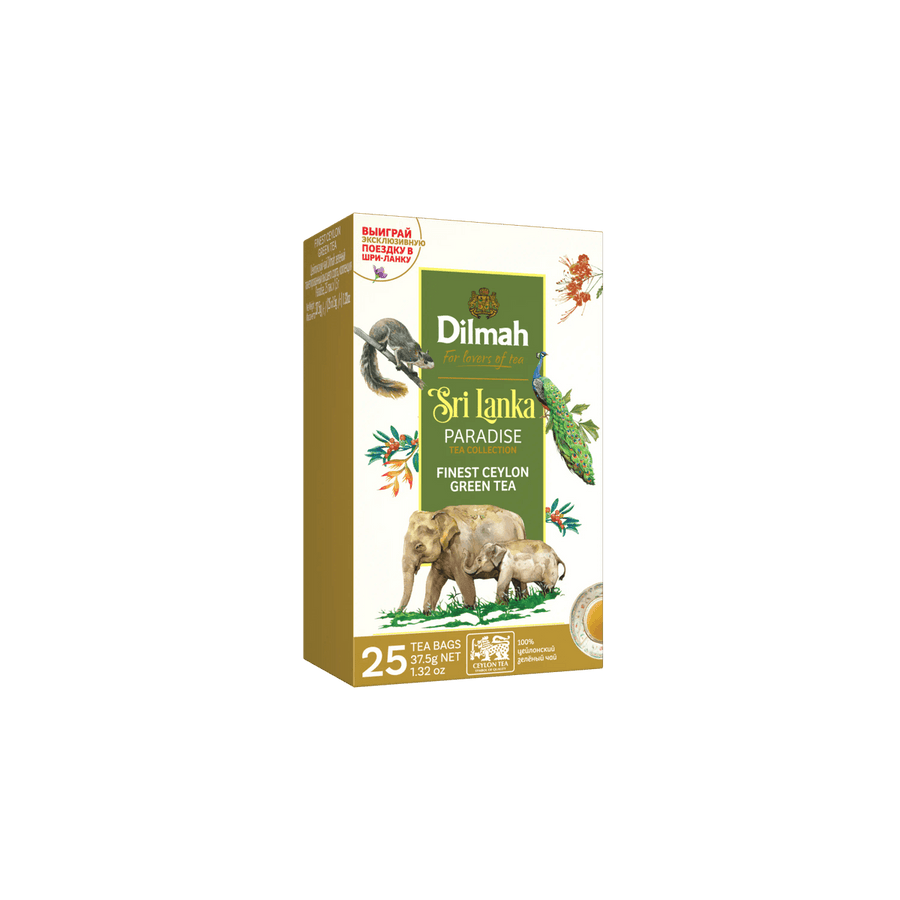 Dilmah Paradise Ceylon Green Tea - 25 Tea Bags