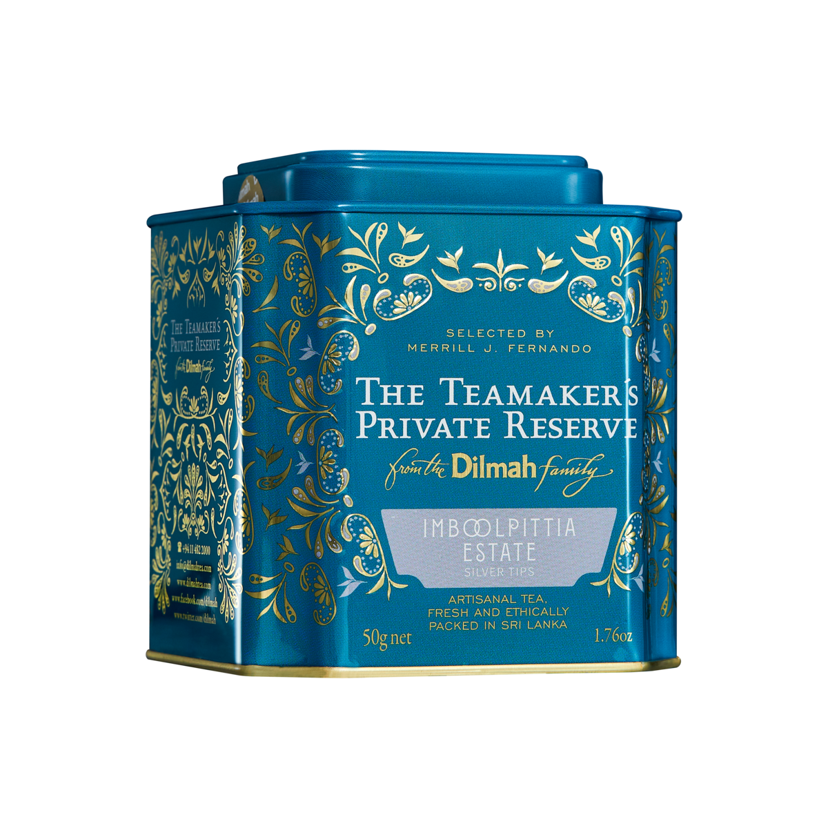 TPR Imboolpittia Estate Ceylon Silver Tips White Tea Caddy-50g Loose Leaf
