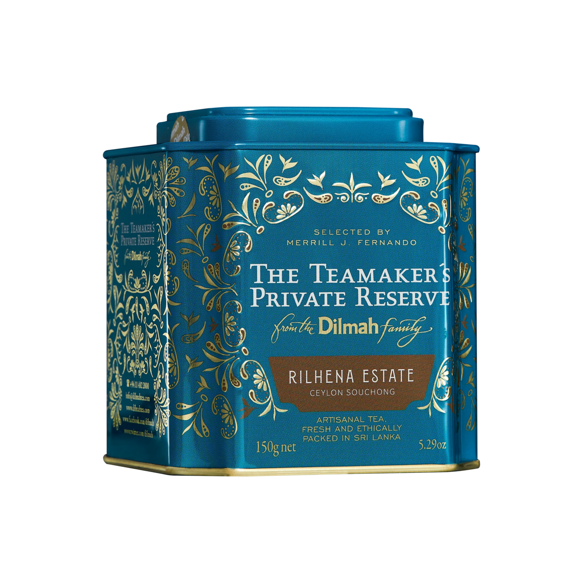 TPR Rilhena Estate Ceylon Souchong Black Tea Caddy-150g Loose Leaf