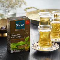 Pure Ceylon Green Tea with Ginger – 20 String & Tag Tea Bags