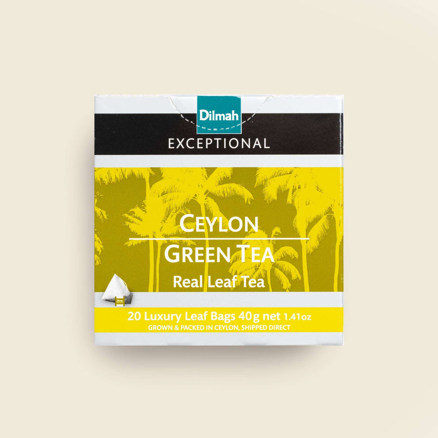Exceptional Ceylon Green Tea-20 Luxury Leaf Tea Bags