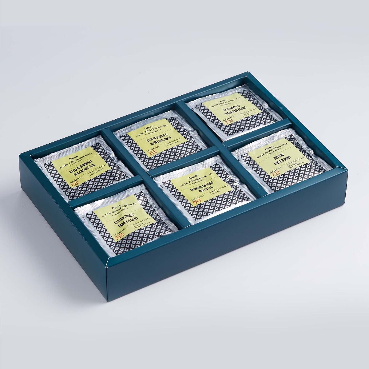 Dilmah Christmas Tea Variety Gift Pack-6x10 Individually Wrapped Tea Bags