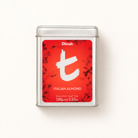 t-Series Italian Almond Tea Ceylon Black Tea Tin Caddy-100g Loose Leaf