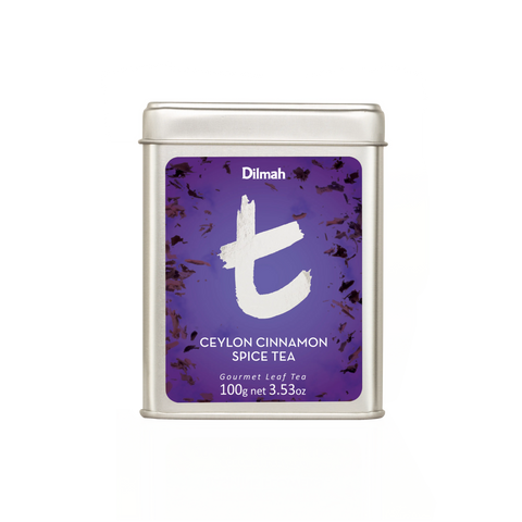 t-Series Ceylon Cinnamon Spice Black Tea Tin Caddy-100g Loose Leaf