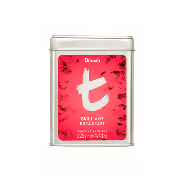 t-Series Brilliant Breakfast Ceylon Black Tea Tin Caddy-125g Loose Leaf