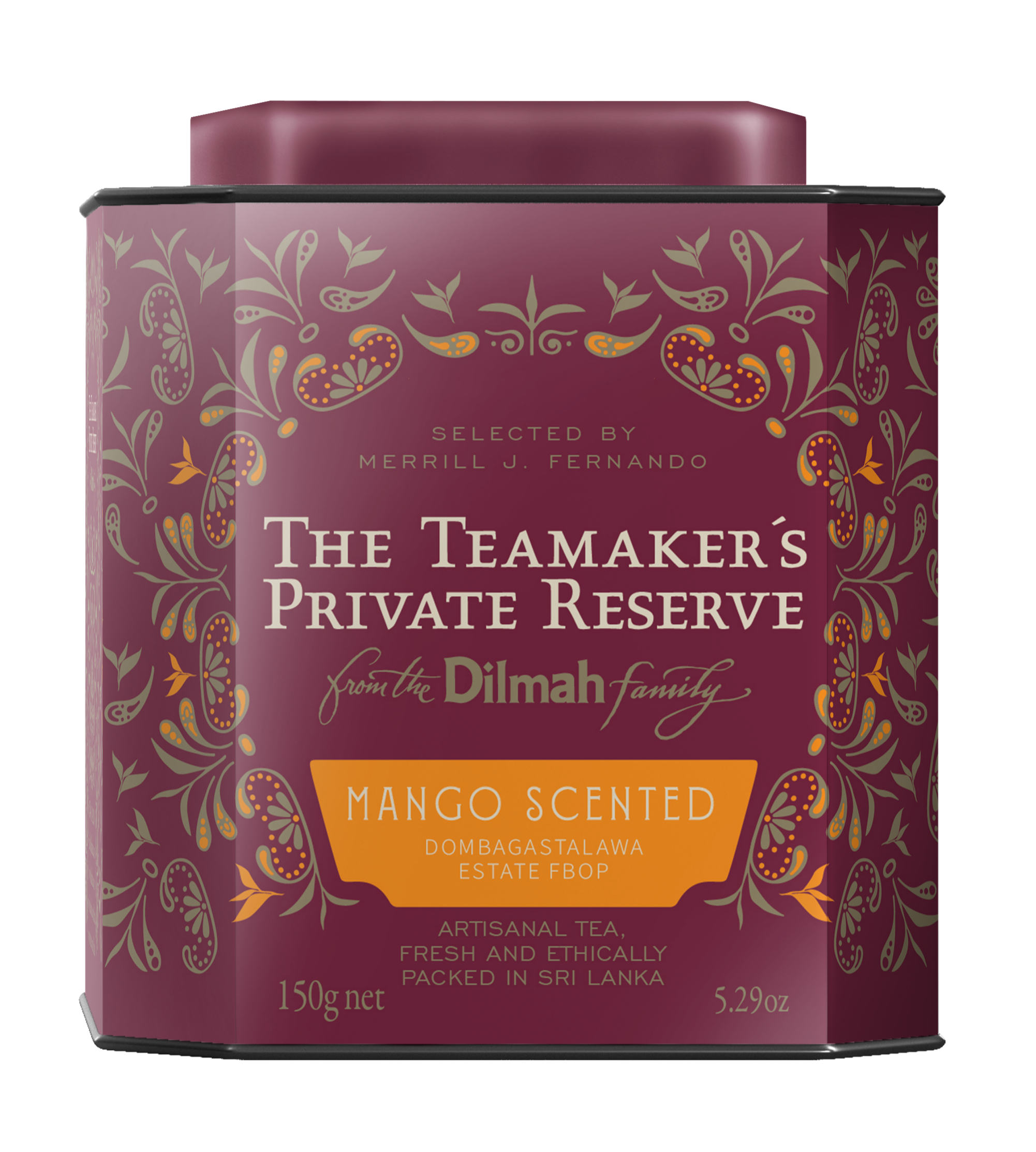 TPR Mango Scented Dombagastalawa Estate FBOP Ceylon Loose Leaf Black Tea