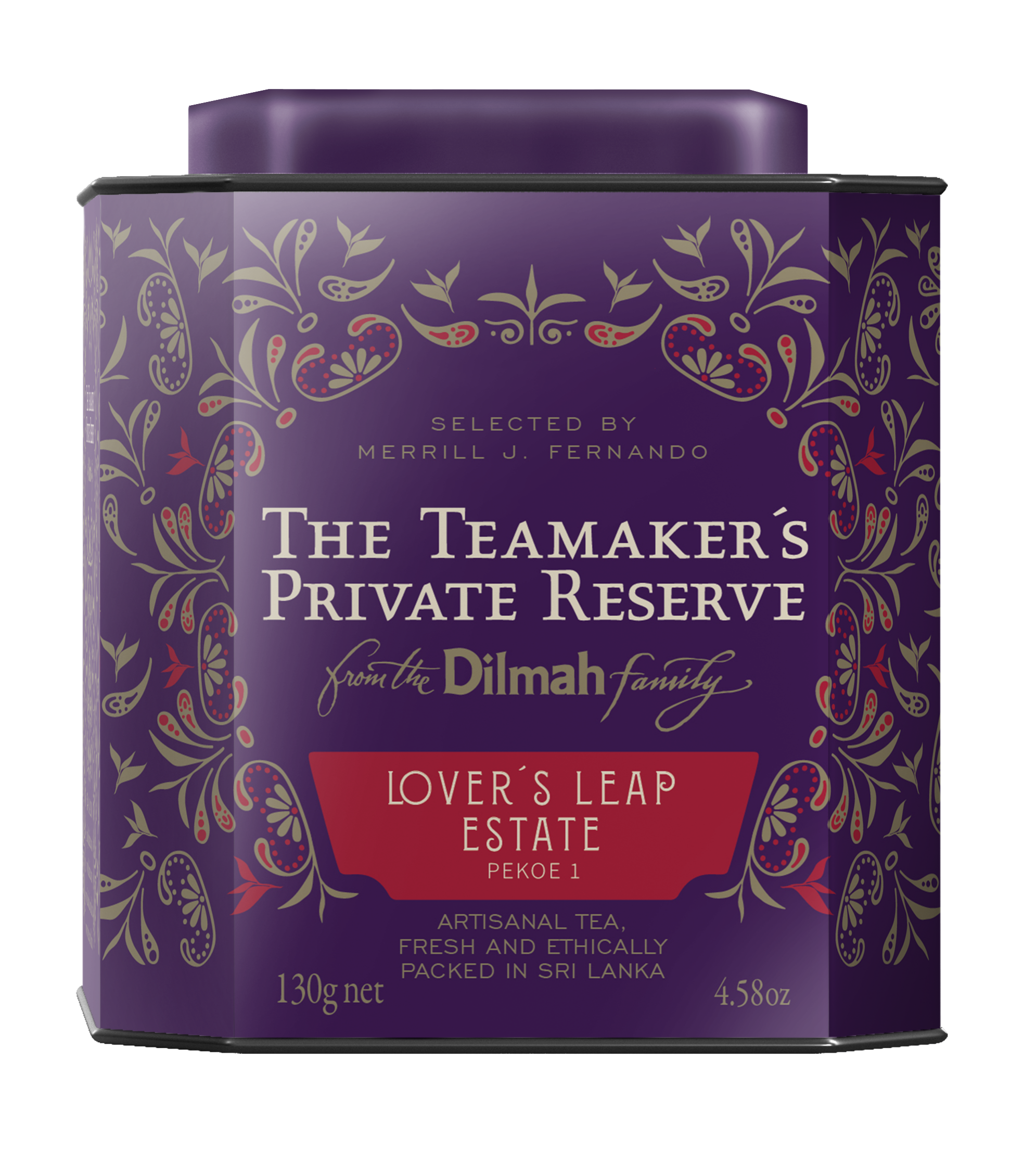 TPR Lover's Leap Estate Pekoe 1 Ceylon Black Tea Caddy-130g Loose Leaf